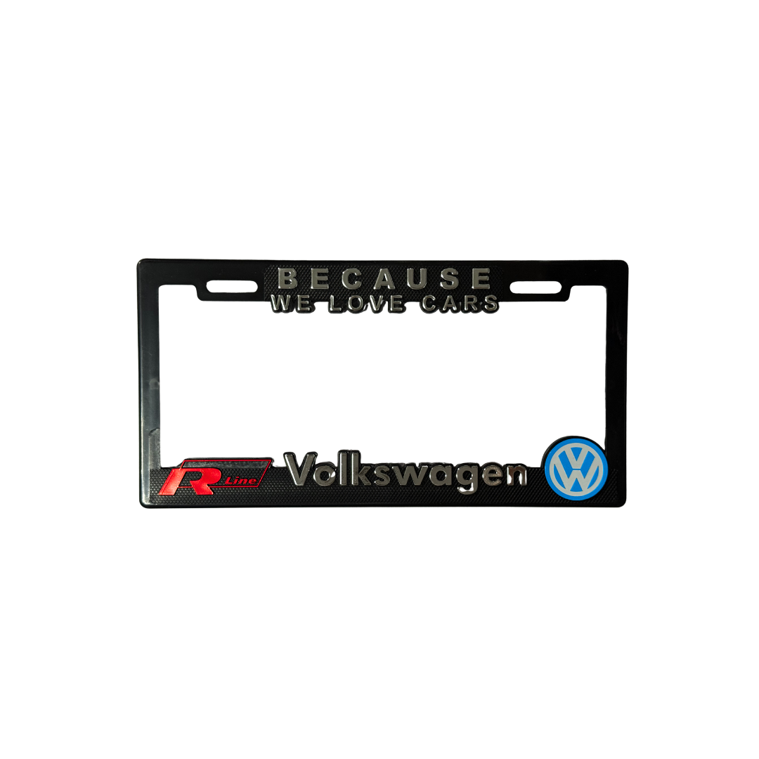 Juego de Porta Placas Marco Maxi VW R-Line
