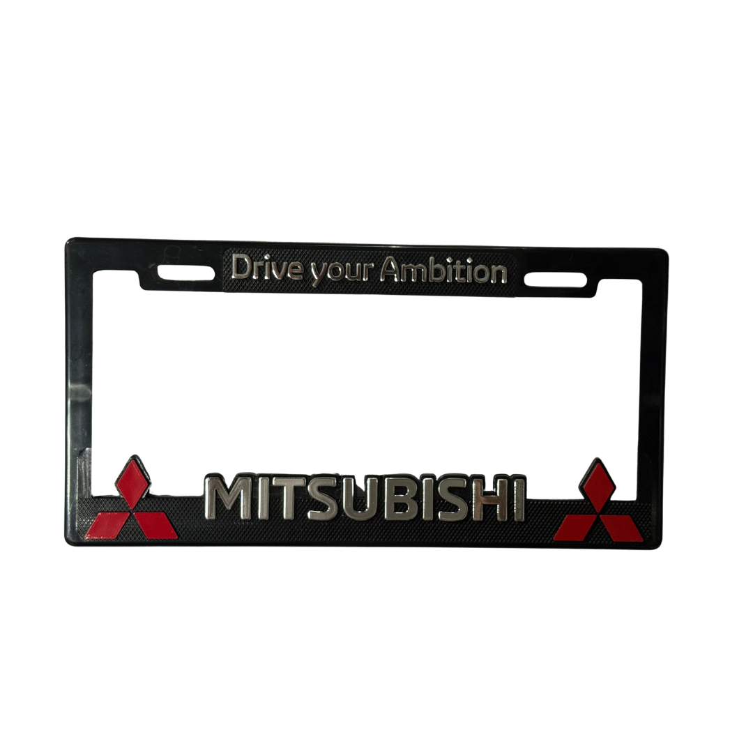 Juego de Porta Placas Marco Maxi Mitsubishi