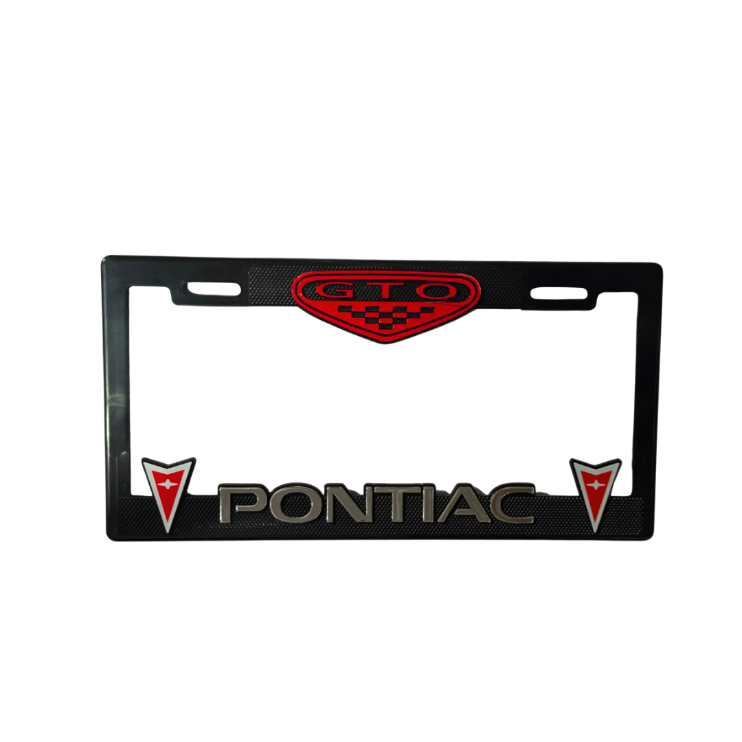 Juego de Porta Placas Marco Maxi Pontiac