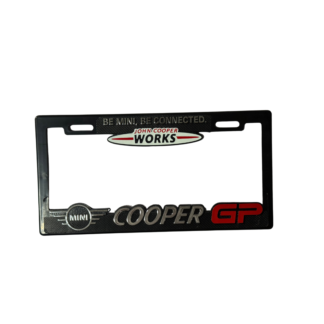Juego de Porta Placas Marco Maxi Mini Cooper GP