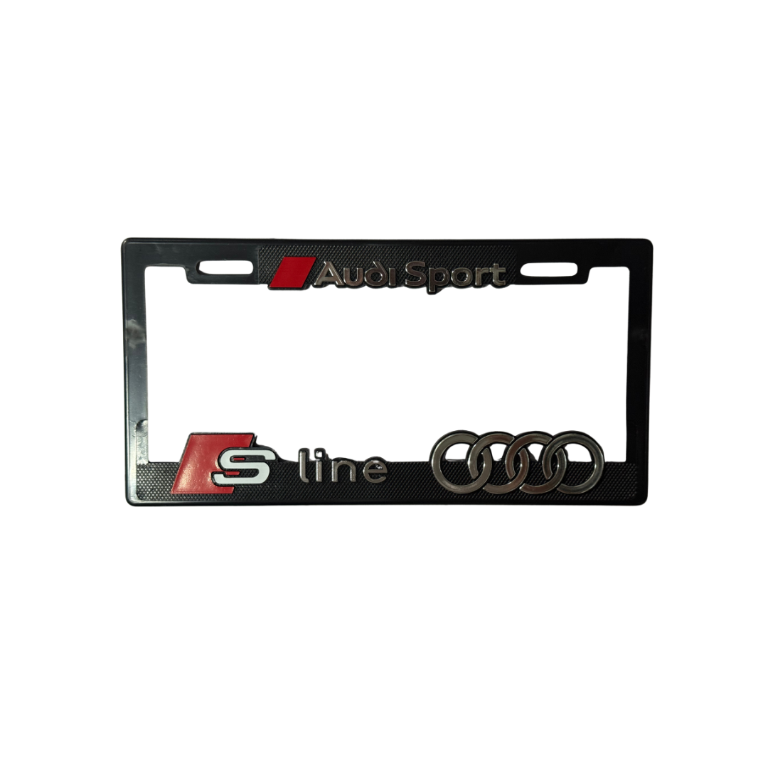 Juego de Porta Placas Marco Maxi Audi S-Line
