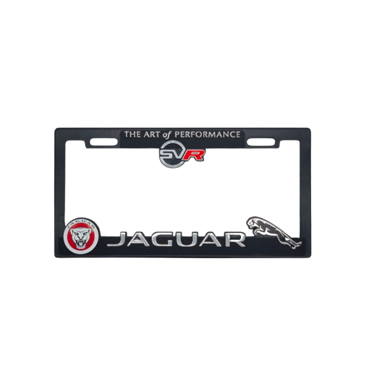 Juego de Porta Placas Marco Maxi Jaguar