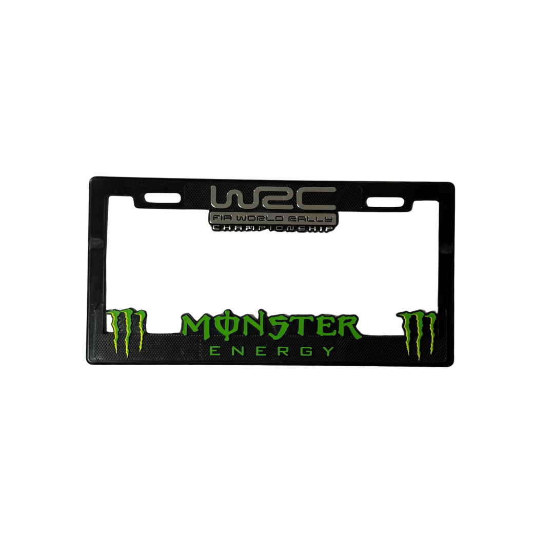 Juego de Porta Placas Marco Maxi Monster WRC Verde