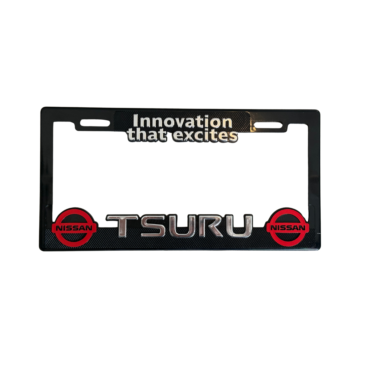 Juego de Porta Placas Marco Maxi Nissan Tsuru
