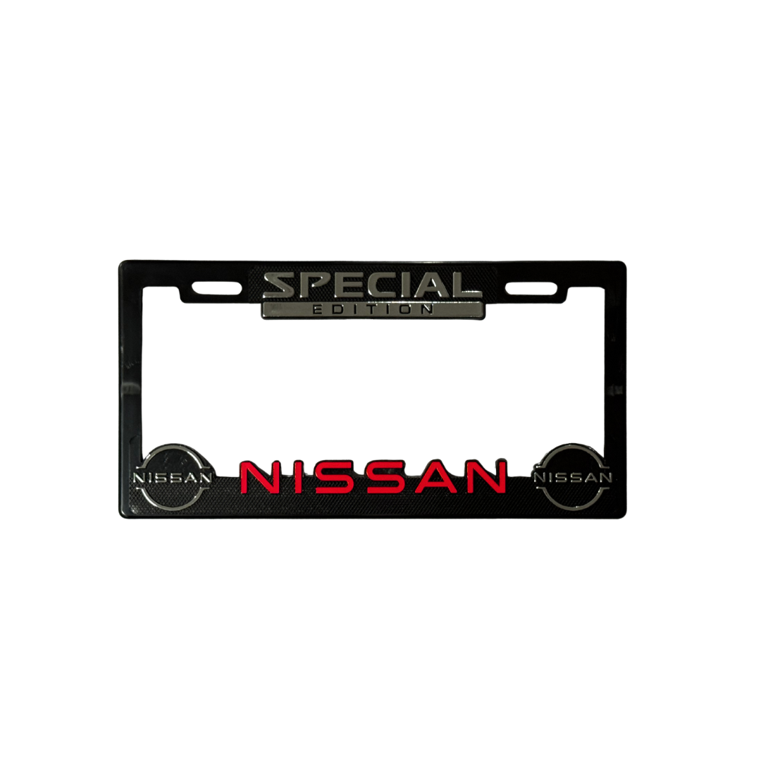 Juego de Porta Placas Marco Maxi Nissan Especial