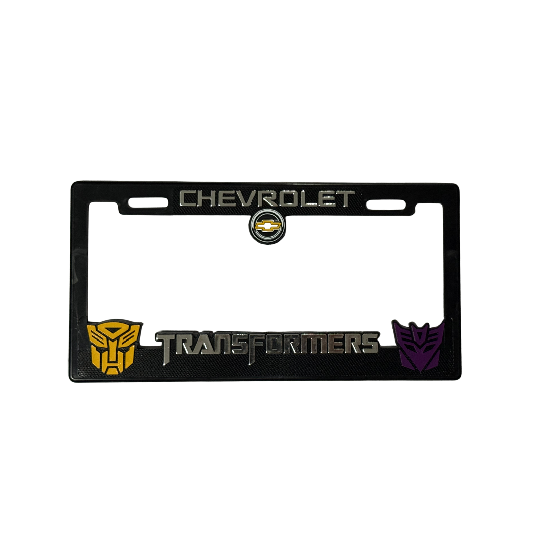 Juego de Porta Placas Marco Maxi Transformers