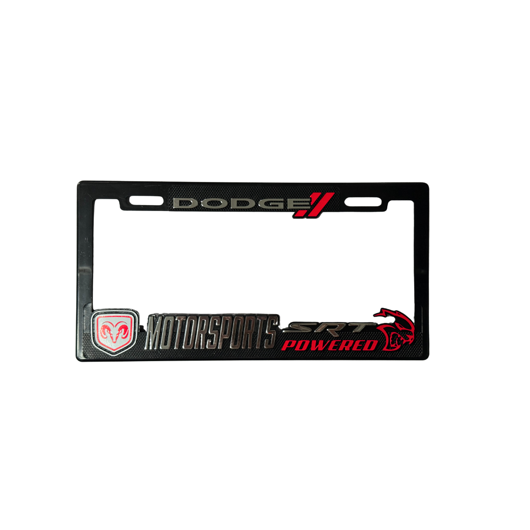 Juego de Porta Placas Marco Maxi Motor Sports