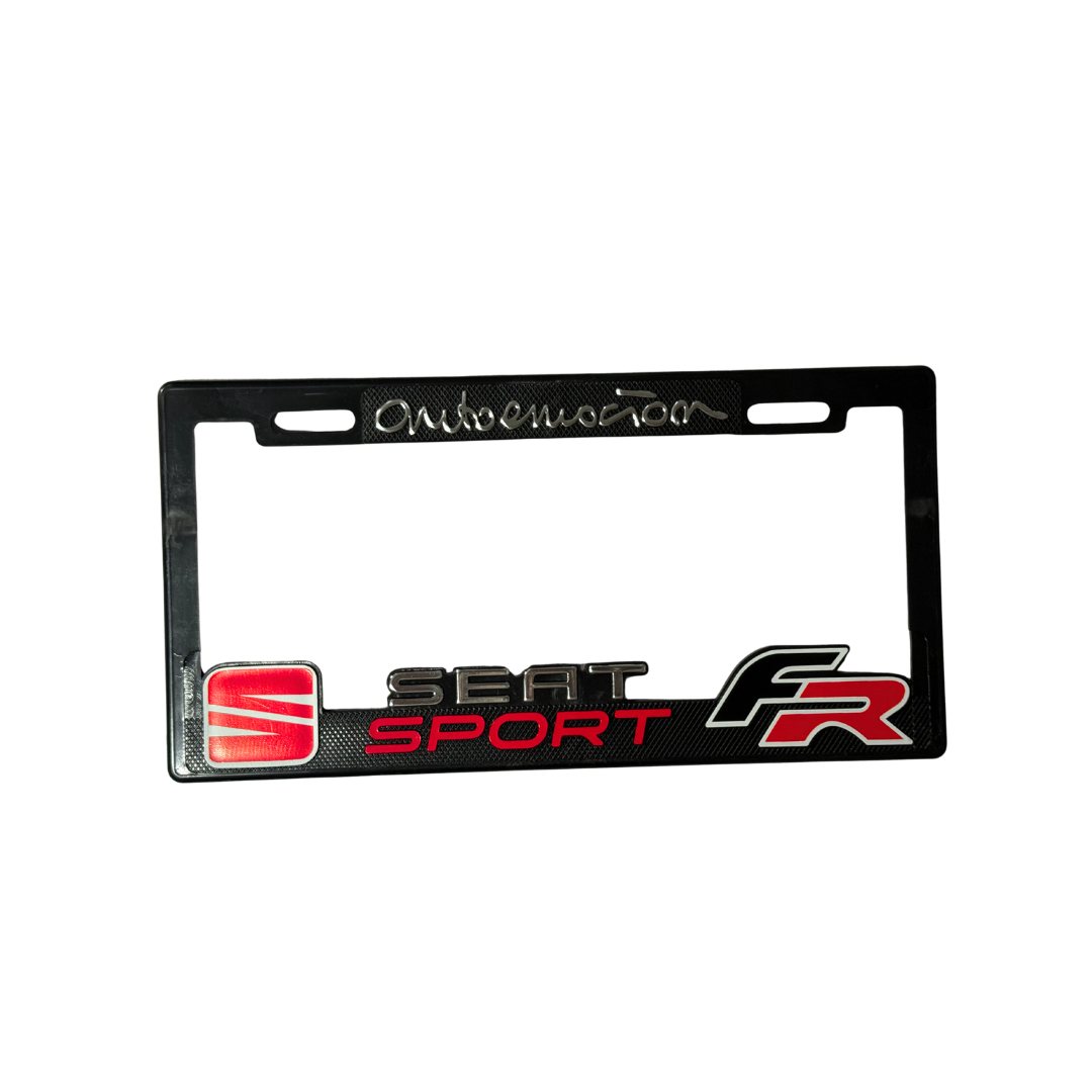 Juego de Porta Placas Marco Maxi SEAT FR