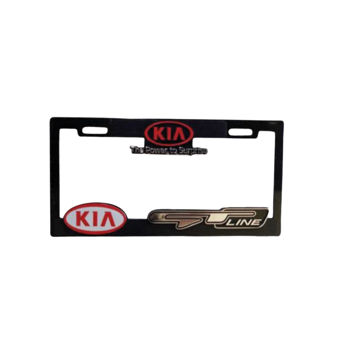 Juego de Porta Placas Marco Maxi KIA GT