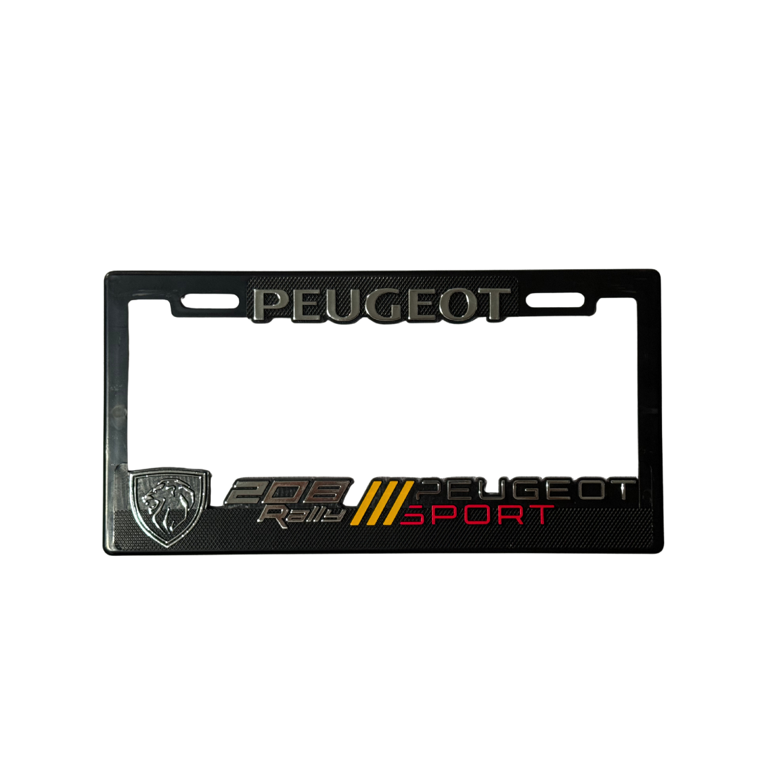 Juego de Porta Placas Marco Maxi Peugeot Rally
