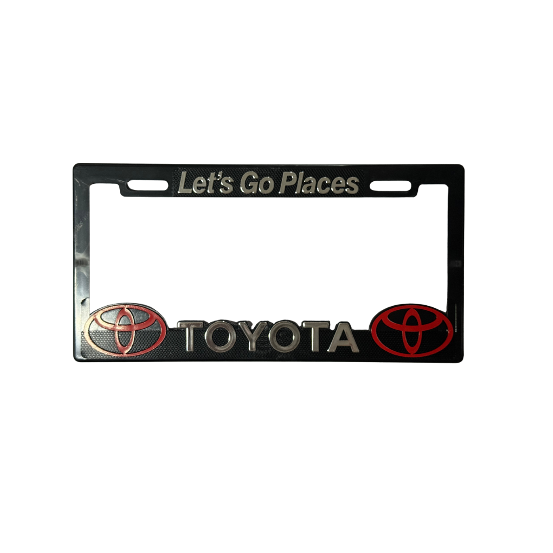 Juego de Porta Placas Marco Maxi Toyota