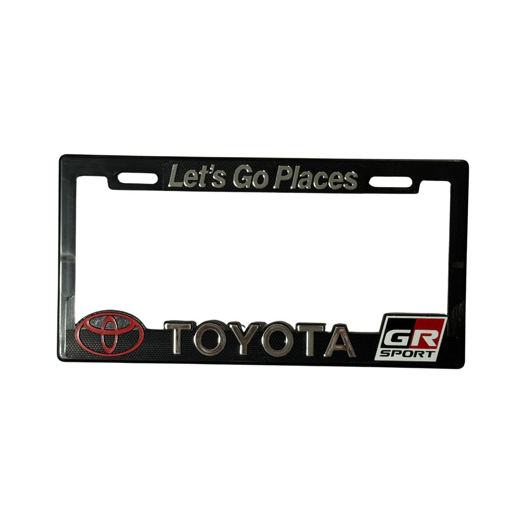 Juego de Porta Placas Marco Maxi Toyota GR