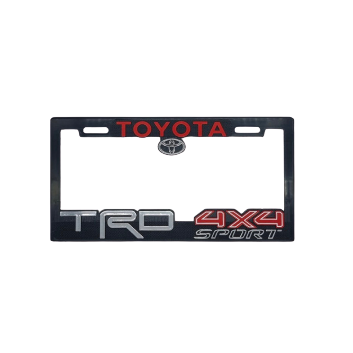 Juego de Porta Placas Marco Maxi Toyota TRD