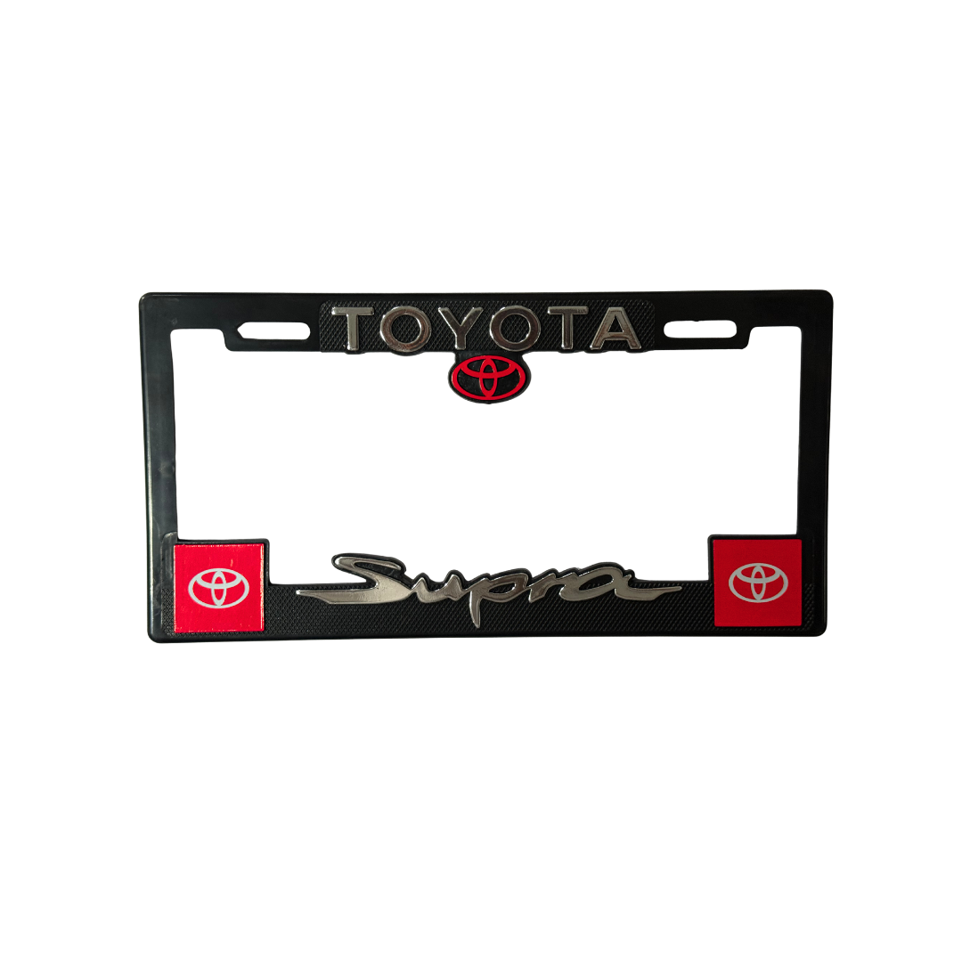 Juego de Porta Placas Marco Maxi Toyota Supra