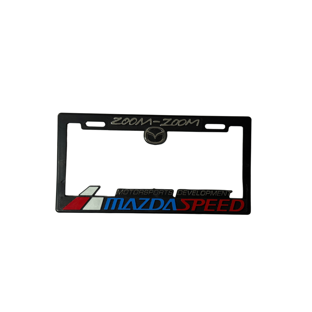 Juego de Porta Placas Marco Maxi Mazda Speed