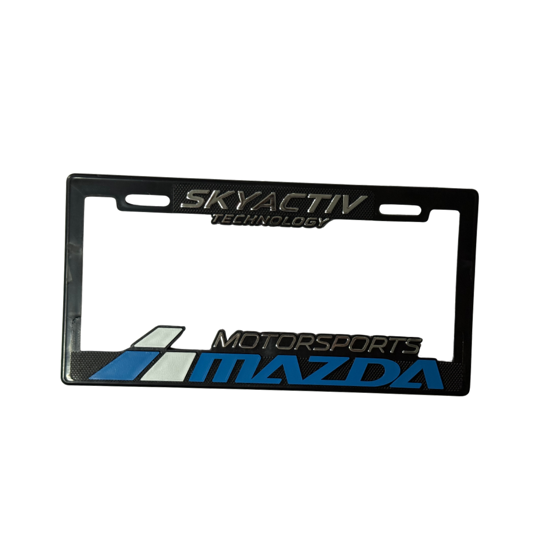 Juego de Porta Placas Marco Maxi Mazda Sports