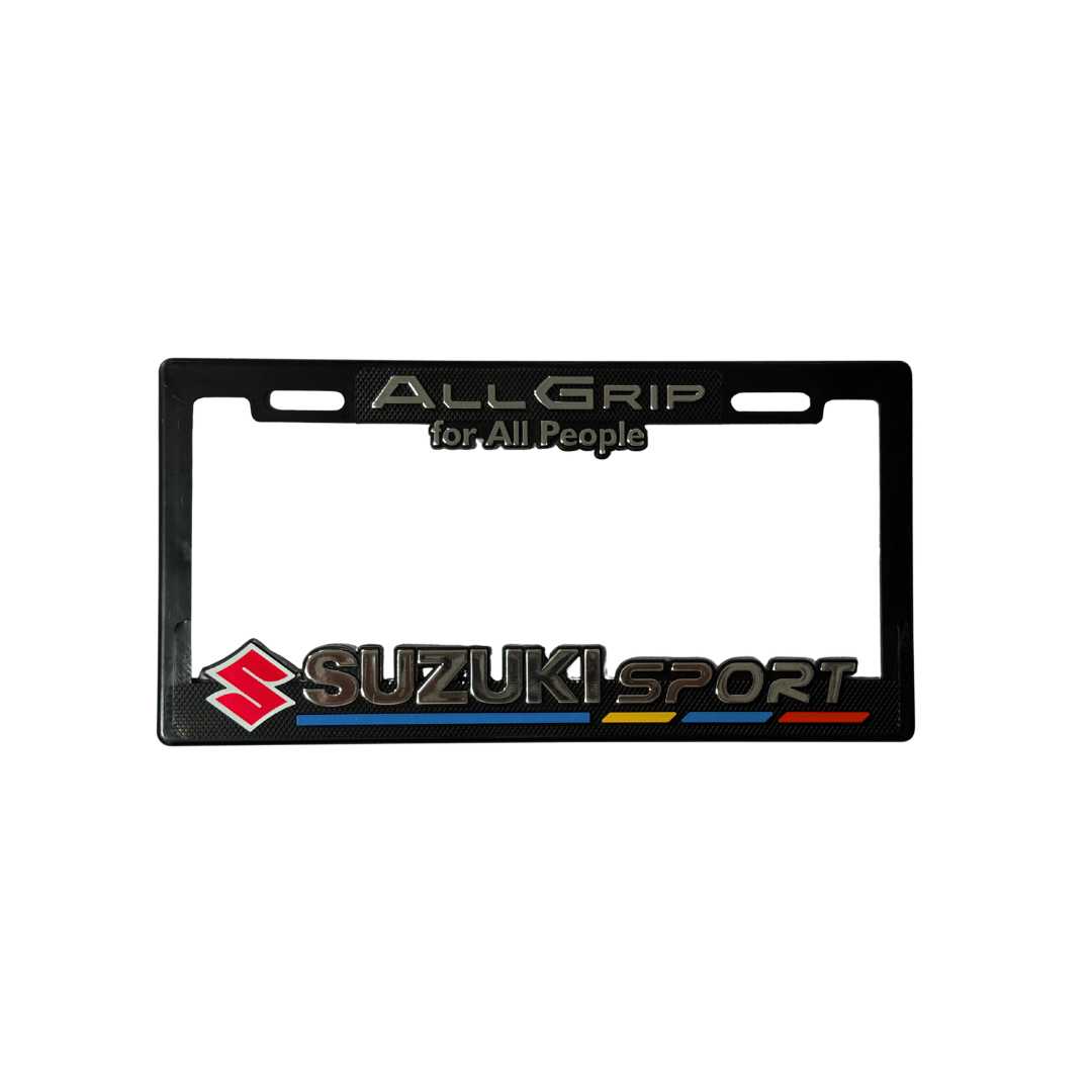 Juego de Porta Placas Marco Maxi Suzuki Sport