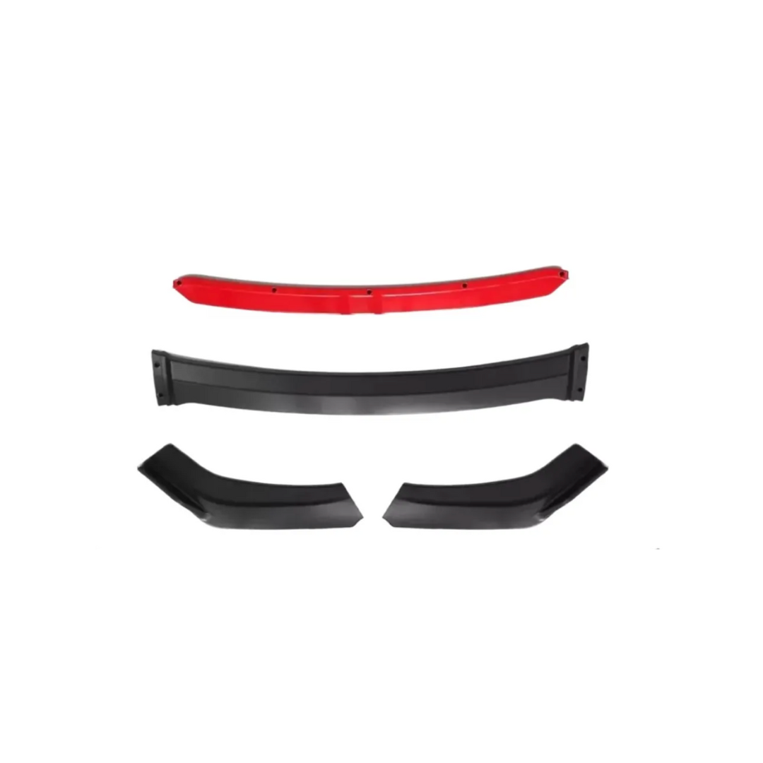 LIP DE 4 PIEZAS NEGRO CON BORDE ROJO