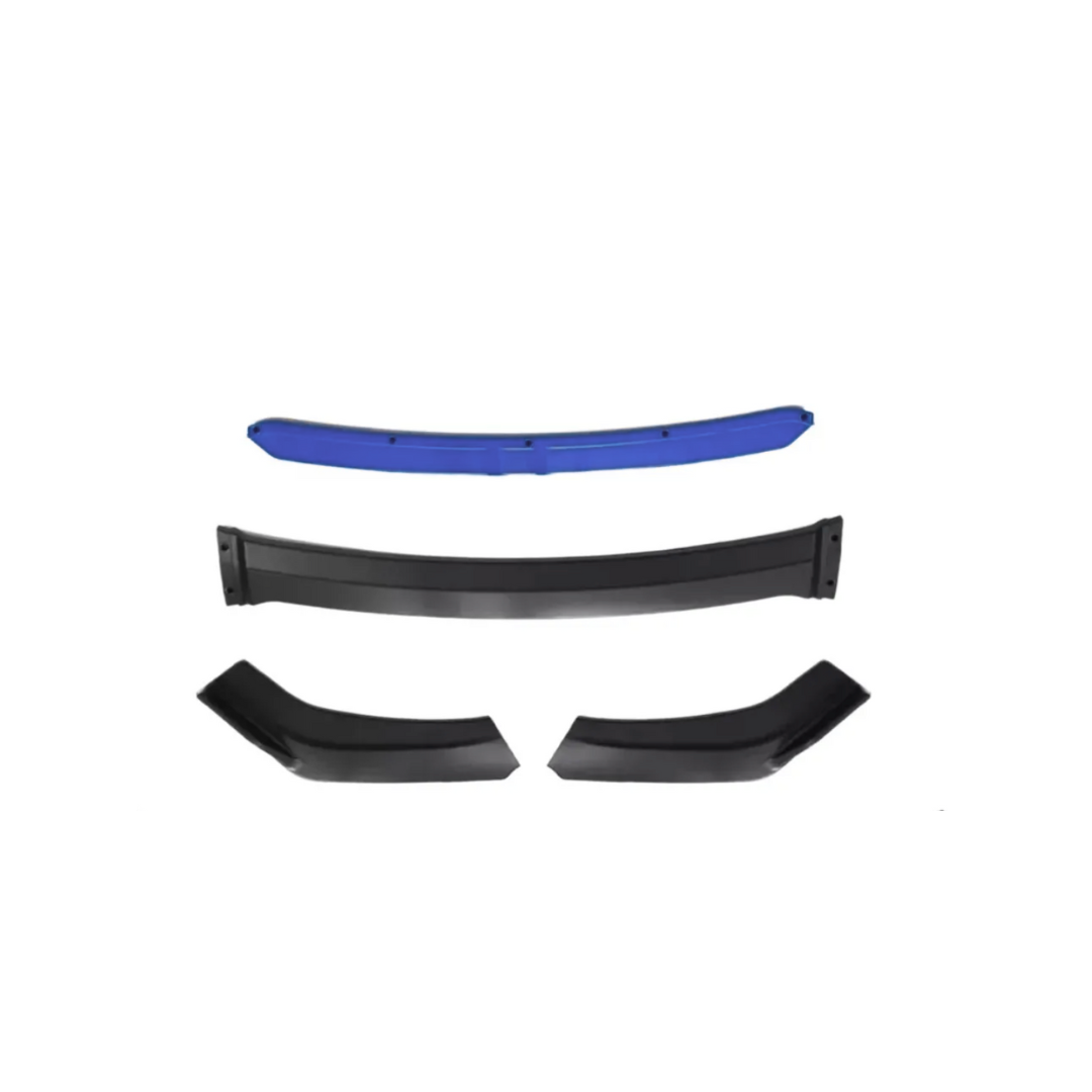 LIP DE 4 PIEZAS NEGRO CON BORDE AZUL