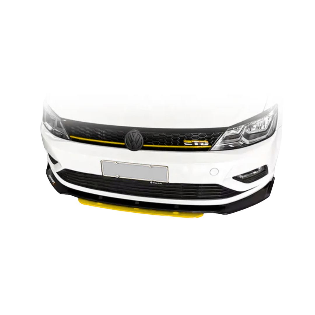 LIP DE 4 PIEZAS NEGRO CON BORDE AMARILLO