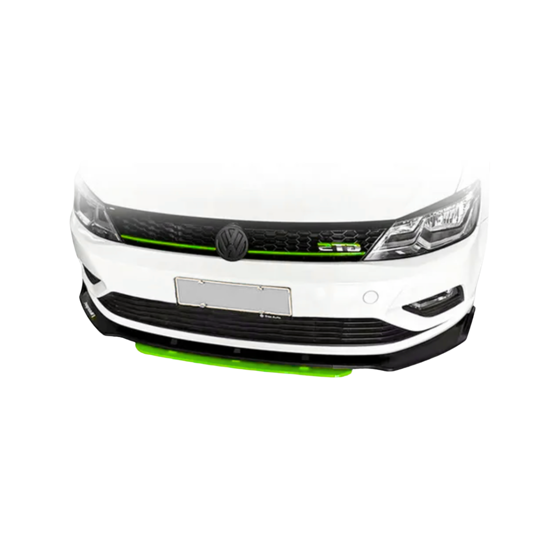 LIP DE 4 PIEZAS NEGRO CON BORDE VERDE