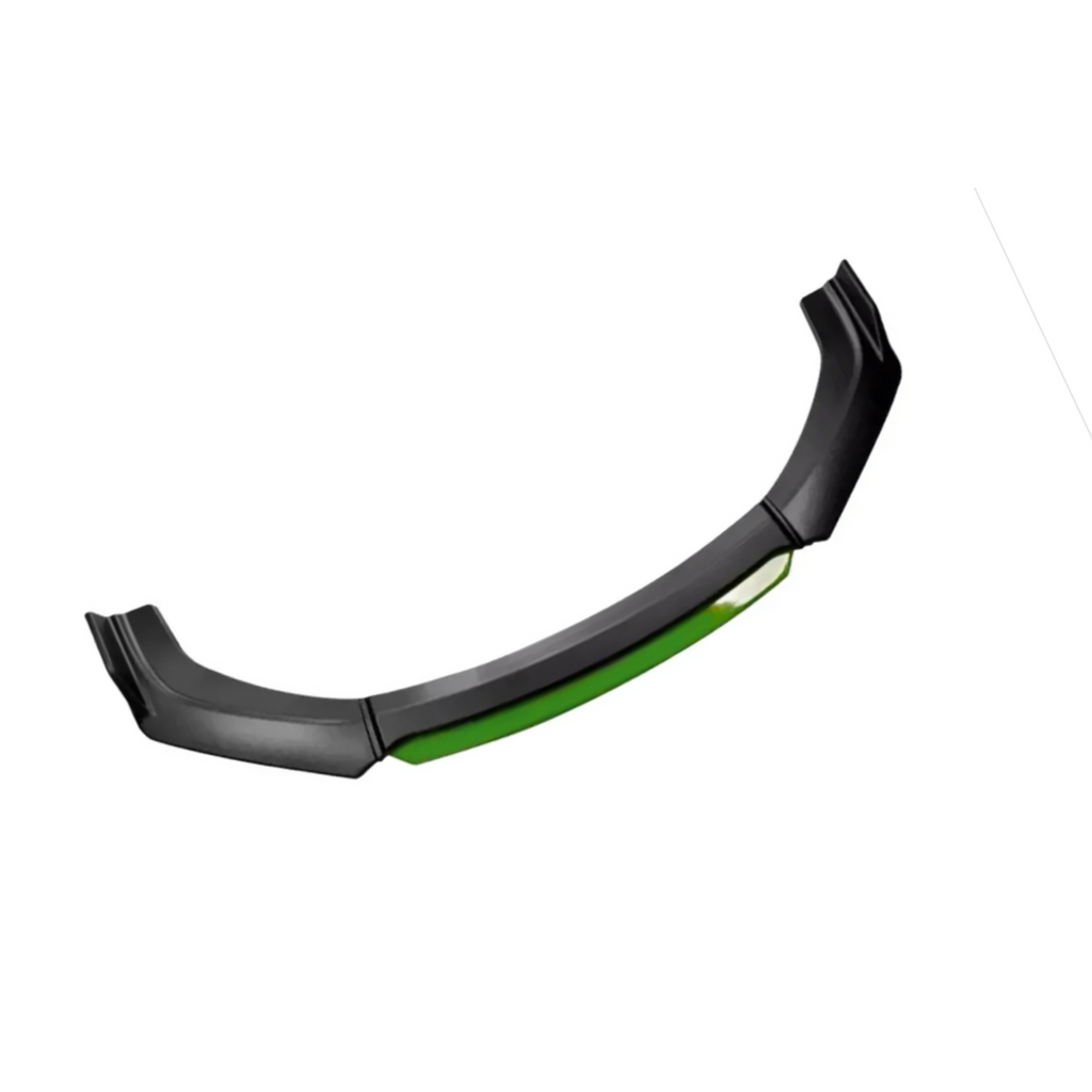 LIP DE 4 PIEZAS NEGRO CON BORDE VERDE