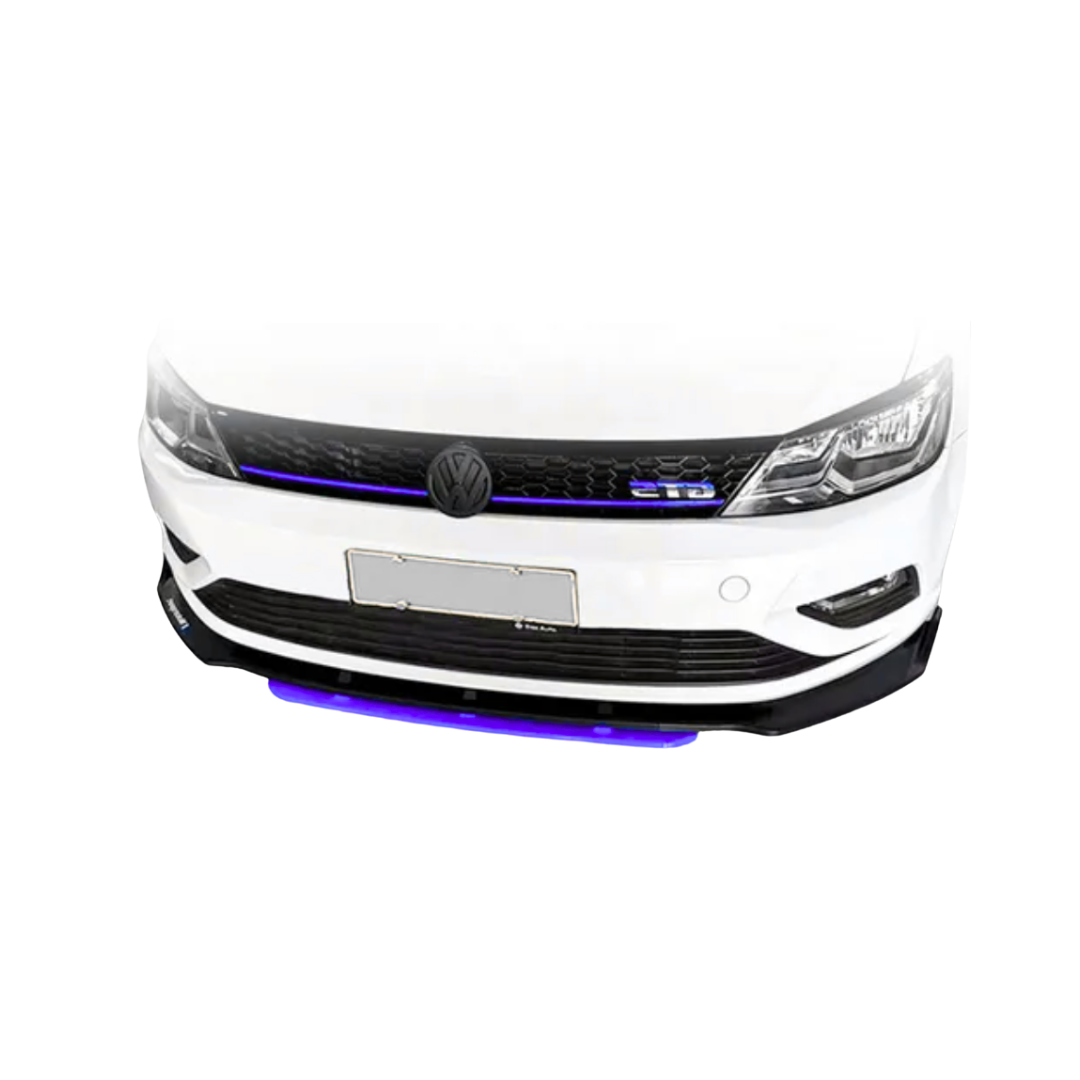 LIP DE 4 PIEZAS NEGRO CON BORDE PURPURA