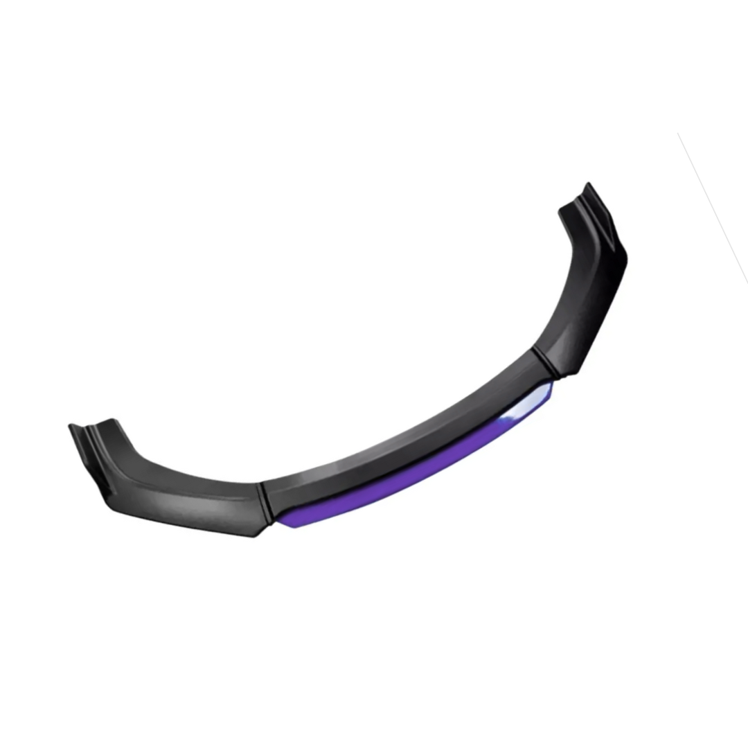 LIP DE 4 PIEZAS NEGRO CON BORDE PURPURA